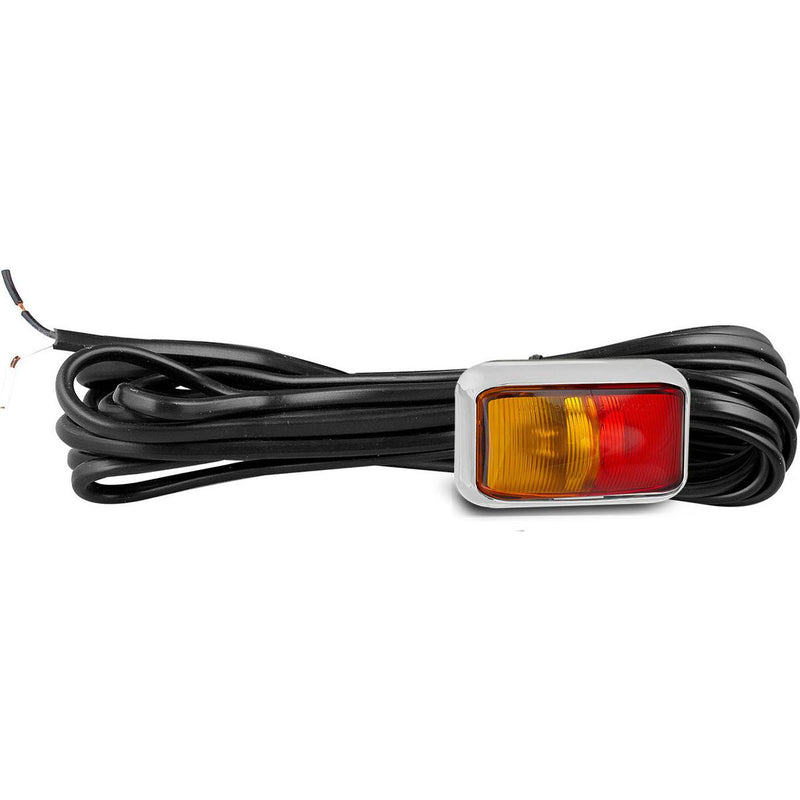 LED Autolamps Chrome Series Side Marker with 3m Cable