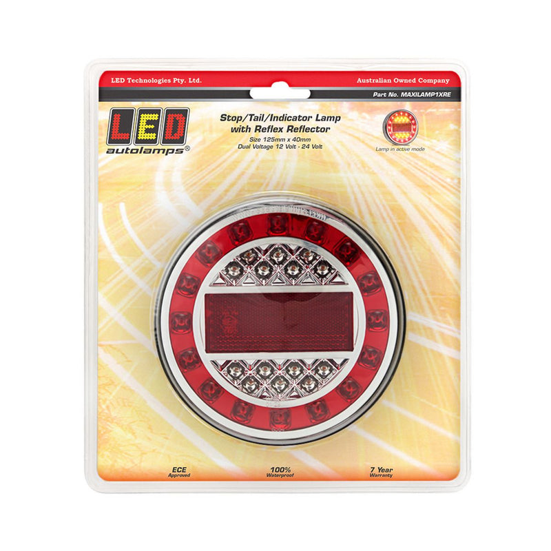 LED Autolamps Stop/Tail/Indicator/Reflector LED Round