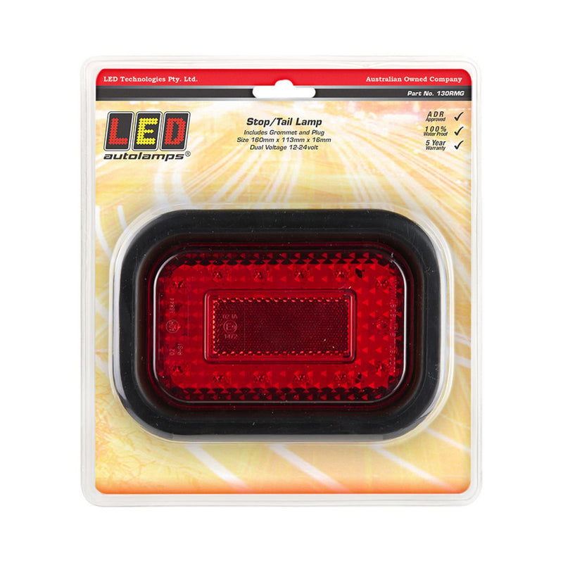 LED Autolamps Stop/Tail Reflector LED Light 12/24V