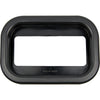 LED Autolamps Rubber Grommet Rectangular Slimline Black