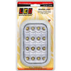 LED Autolamps Reverse 16-LED Light 12/24V w/ Clear Lens