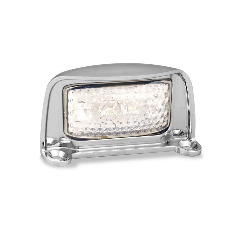 LED Autolamps Licence Plate Lamp with Chrome Bracket and