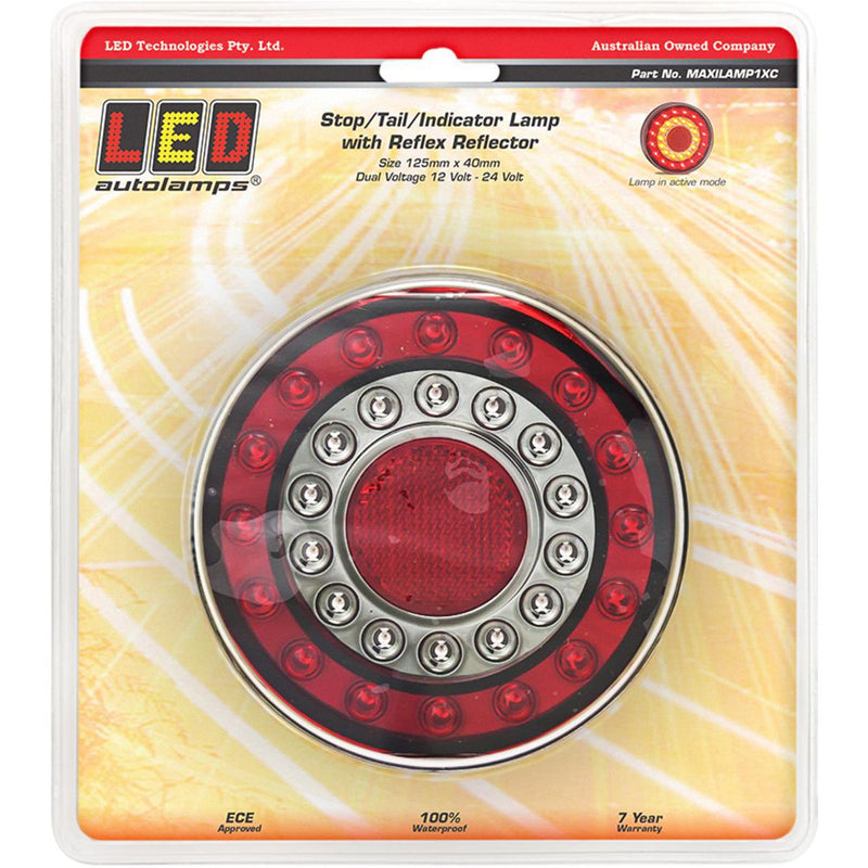 LED Autolamps Stop/Tail/Indicator/Reflector LED Round