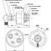 Cole Hersee Battery Master / Isolation Switch On - Off