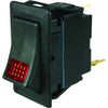 Cole Hersee Rocker Switch On/Off Spst Red Illuminated