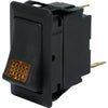 Cole Hersee Rocker Switch On/Off Spst Amber Illum Rated