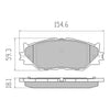 RDA GP Max Brake Pad Set Front RDB2071