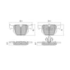 RDA GP Max Brake Pad Set Rear RDB2246