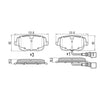RDA GP Max Brake Pad Set Front RDB2285