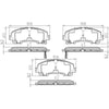 RDA GP Max Brake Pad Set Front RDB2380