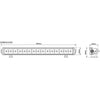 Maxi Trac 4x4 LED Driving Light Bar 12/24V 15 LED 21 Inch