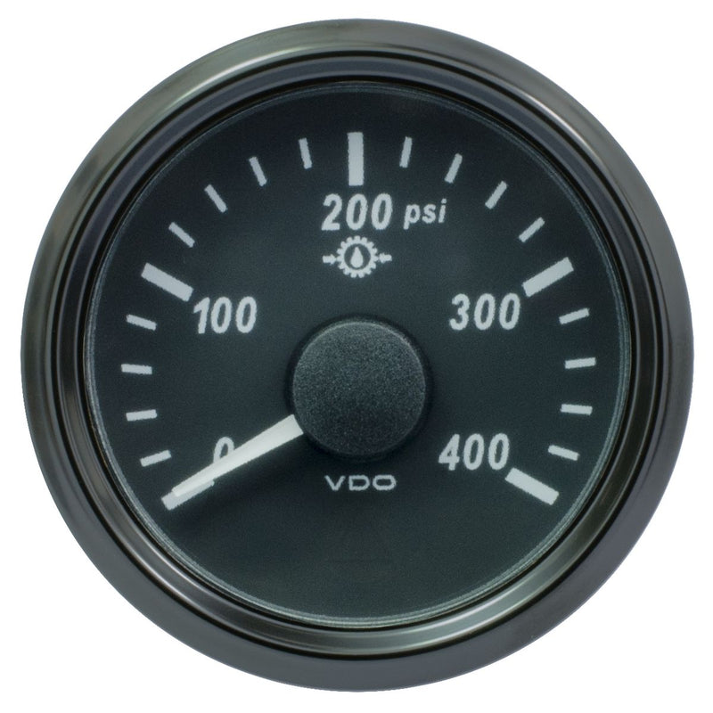 VDO Singleviu Transmission Oil Pressure Gauge 0-400Psi