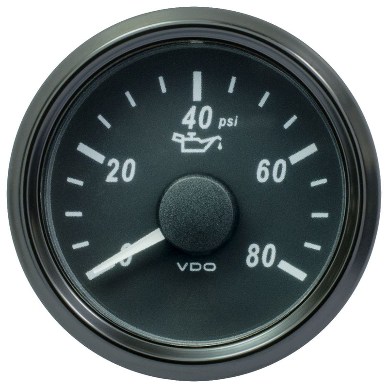 VDO Oil Pressure Gauge 0-80Bar 52mm Round A2C3833190030