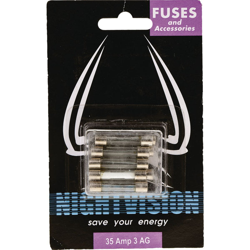 Revolution Glass Fuse 3Ag 35A 10Pk 63-50350NV
