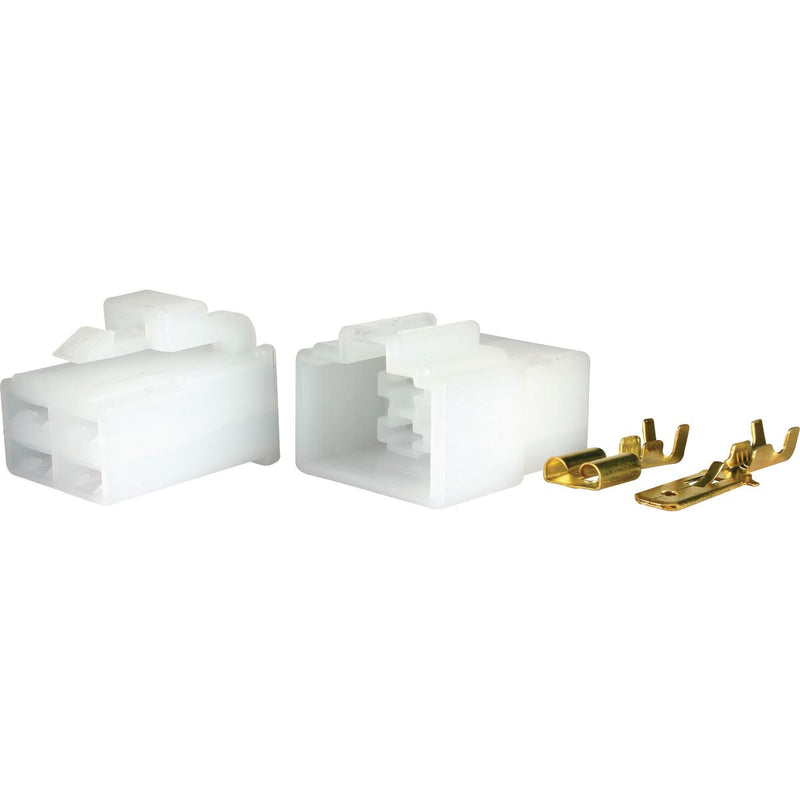 OEX Qc Connector Male/Female White 4 Pole - 1 Kit
