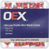 OEX Fuse Low Profile Mini Blade10A Red (Pack of 50)