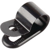 OEX P-Clip 10mm Nylon Black 100 Pack ACX1302BK