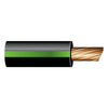 OEX Automotive Cable Single Core 3mm Black W/Green Trace