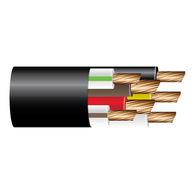 OEX 7 Core ABS/Ebs Trailer Cable, With Black Sheath - 50M