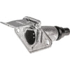 Thunder Small Round Trailer Plug Socket 7 Pin Metal