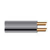 OEX Speaker Cable Twin Core 2mm Figure 8 Grey W/Black