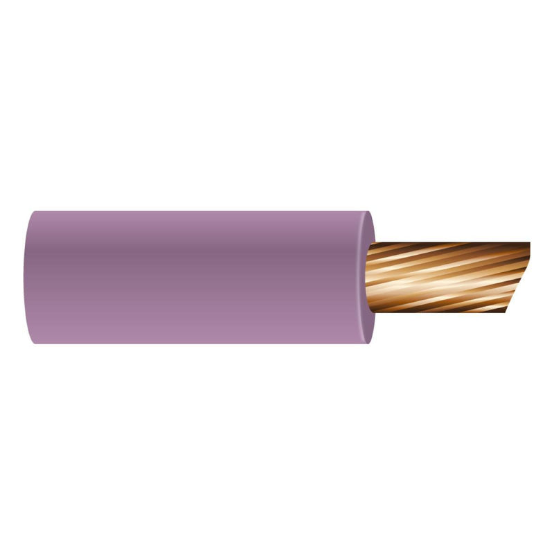OEX 6mm Single Core Automotive Cable, Violet - 30M Roll