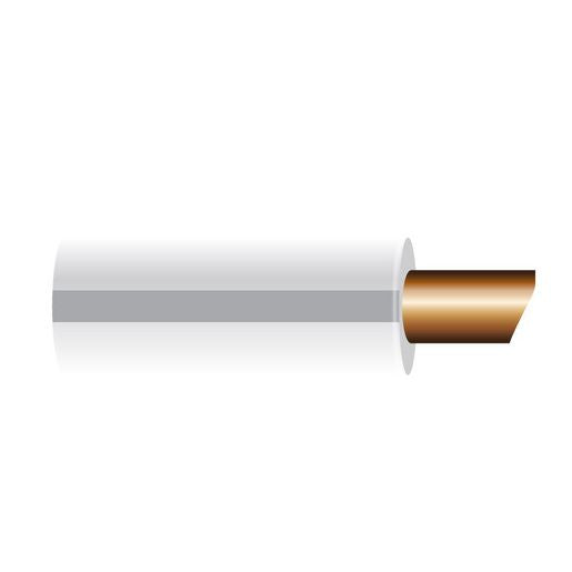 OEX 3mm Single Core Automotive Cable, White With Grey