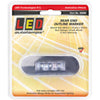 LED AutoLamps Rear Marker with Stainless Steel Bezel Red