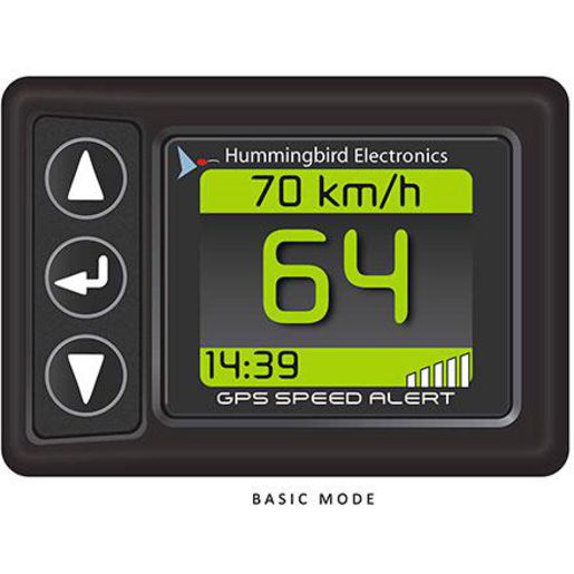 Hummingbird GPS Speed Alert Including Bracket Dash Mount