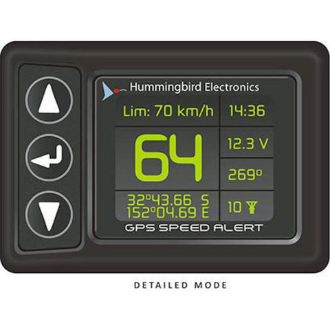 Hummingbird GPS Speed Alert Including Ram Mount HMSA3500