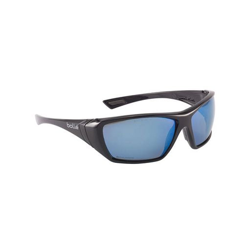Bolle Aust Hustler Polarized Safety Glasses CSP Smoke