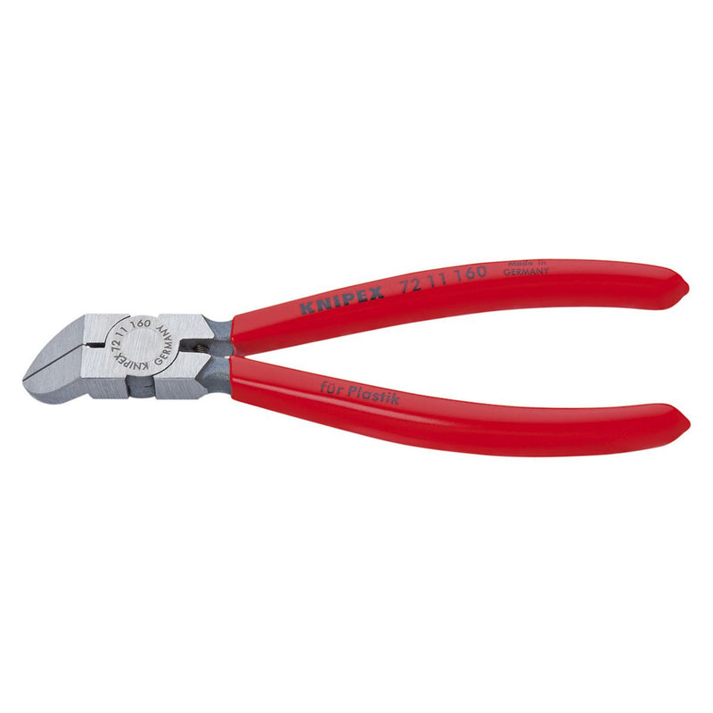 Knipex Diagonal Cutting Pliers For Plastic Bent 160mm