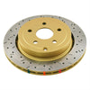 DBA HD 4000 Drilled Slotted Brake Rotor Single 348mm