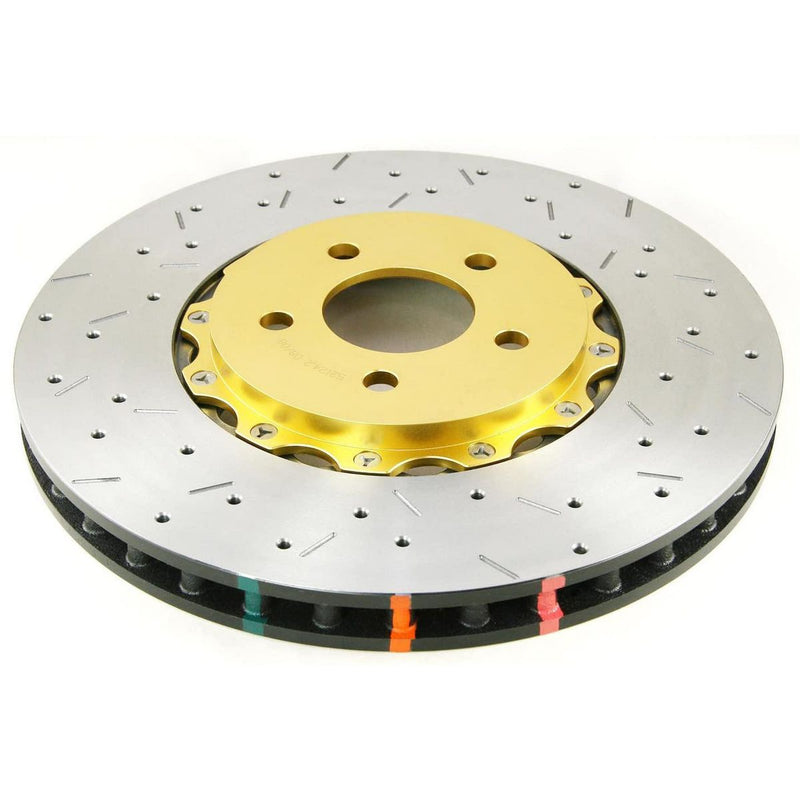 DBA HD 5000 Drilled Slotted 2Pc Brake Rotor Pair 296mm