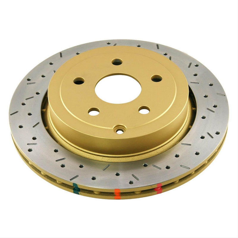 DBA HD 4000 Drilled Slotted Brake Rotor Single 354.6mm