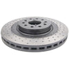 DBA XD 4000 Drilled Dimpled Wave Brake Rotor Single 310mm