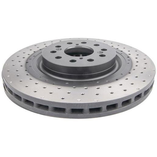 DBA XD 4000 Drilled Dimpled Brake Rotor Single 330mm