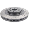 DBA XD 4000 Drilled Dimpled Wave Brake Rotor Pair 340mm