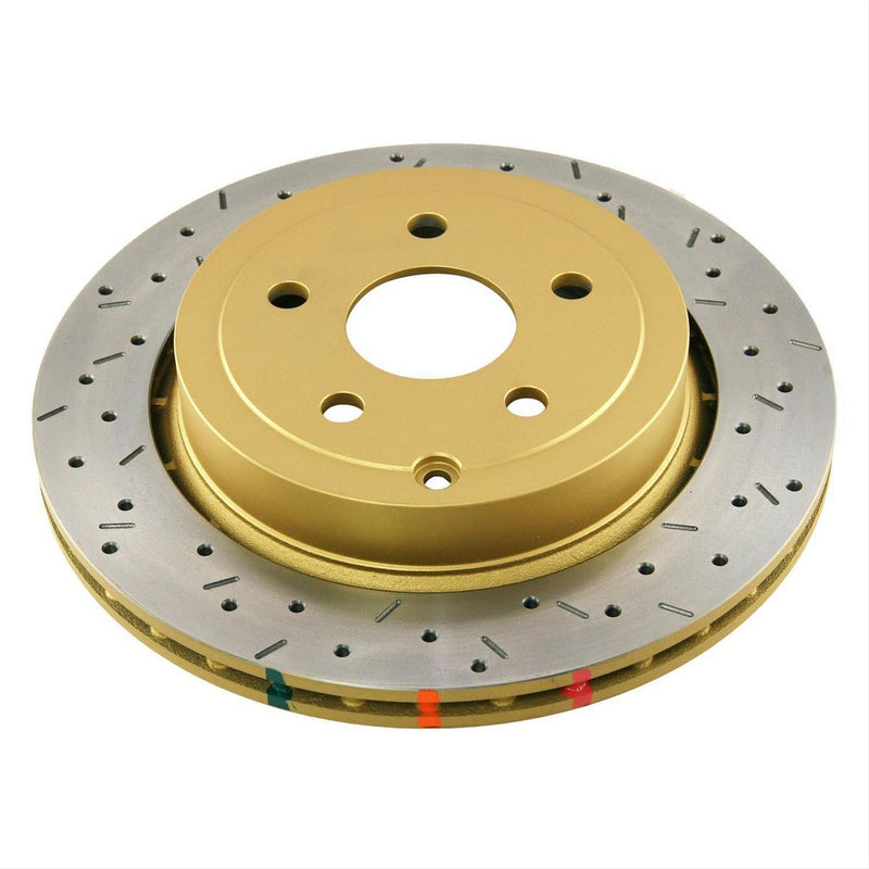 DBA HD 4000 Drilled Slotted Brake Rotor Single 286mm Rear