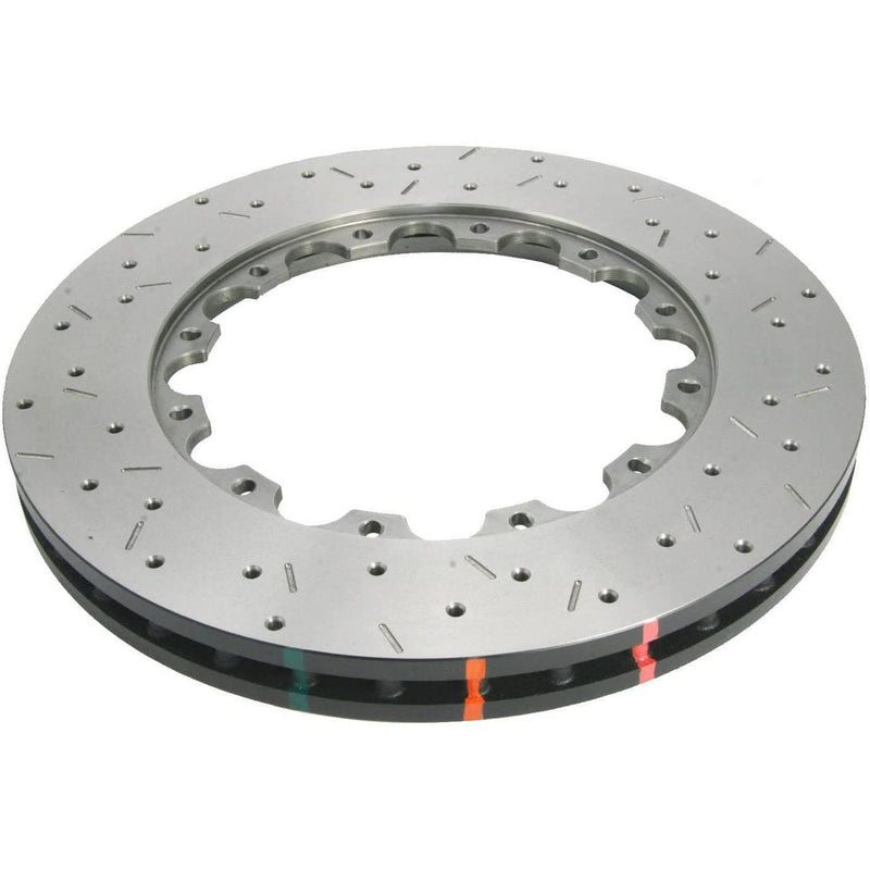 DBA HD 5000 Drilled Slotted 2Pc Brake Rotor Pair 324mm