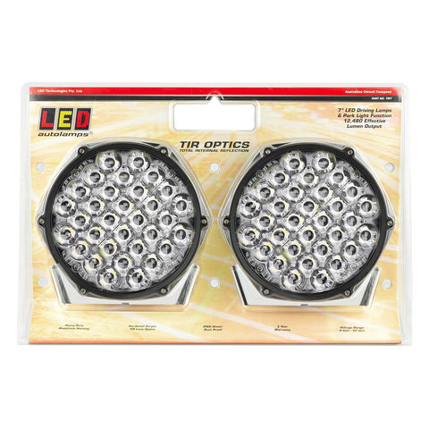 LED Autolamps TIR Optics 7 Inch High-Powered Driving