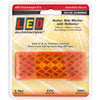 LED Autolamps Side Marker Light LED Amber w/ Reflector