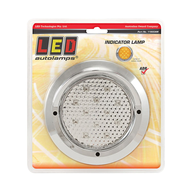 LED Autolamps Rear Indicator Light LED Round 12-24V