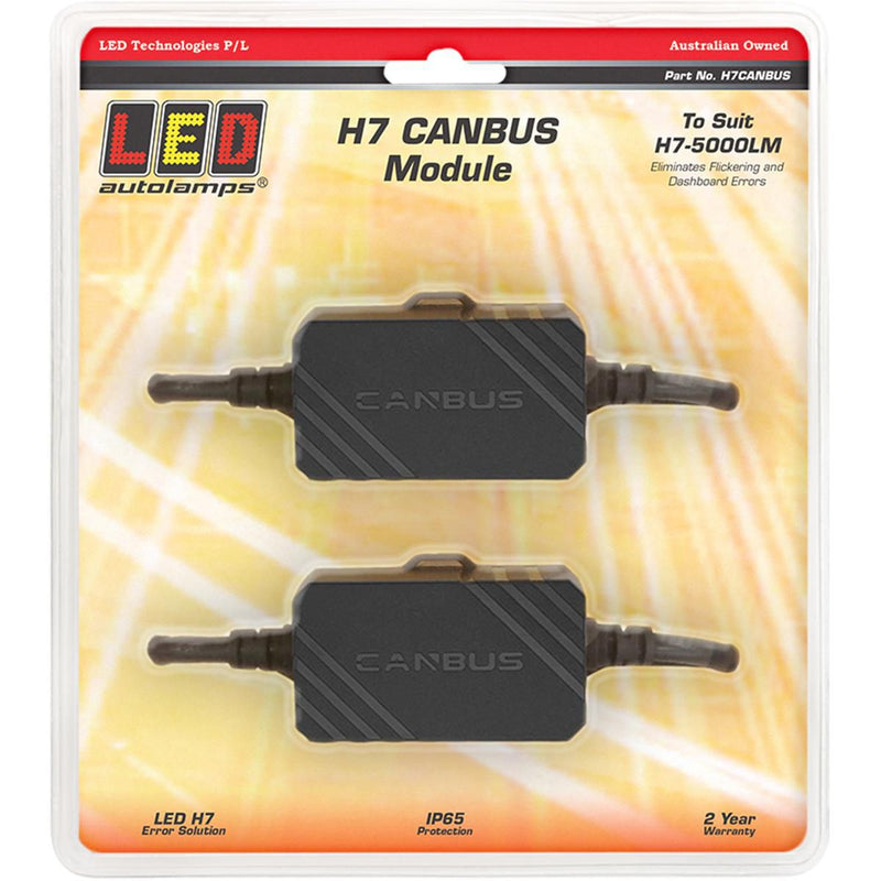 LED Autolamps H7 Canbus Error Eliminator Twin Pack Bag