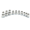 Mechpro Socket Rail Set Metric 1/4In, 3/8In & 1/2In Drive