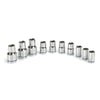 Mechpro Socket Rail Set Metric 1/4In, 3/8In & 1/2In Drive