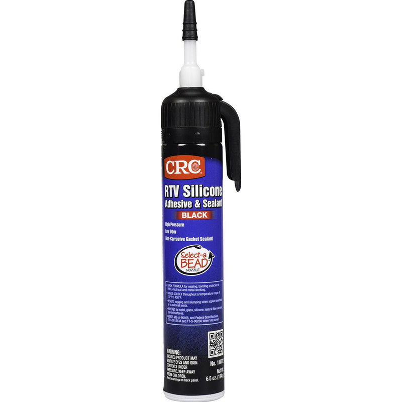 CRC RTV Black Silicone Select-A-Bead Adhesive & Sealant