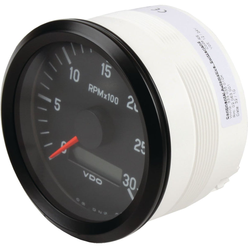 VDO Tachometer Electric 12 or 24V 0 - 3000 rpm 80mm