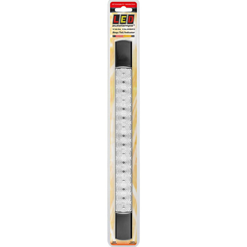LED Autolamps Stop/Tail/Indicator 16 LED Light Black End