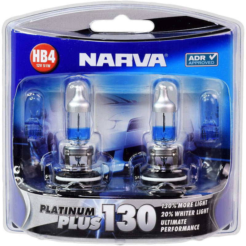 Narva HB4 Globe 12V 51W Platinum Plus 130 2Pk 48544BL2